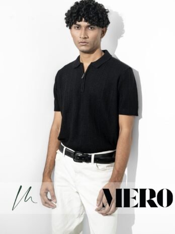 Express Edition Half Sleeve Polo Black