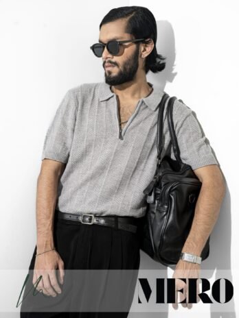 Express Edition Half sleeve polo Gray