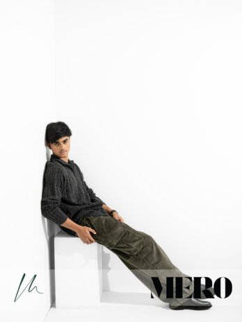 Full zip Jacquard (Charcoal)